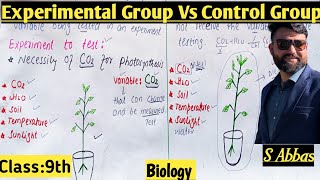Experimental Group Vs Control Group|Solving A Biological Problem| Class 9@studywithbotanist6759