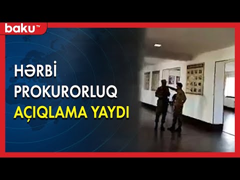 Daxili qoşunlarda hərbçinin əsgərlə mübahisəsi yarandı - BAKU TV