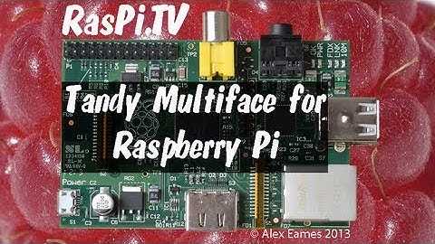 Tandy Multiface Raspberry Pi interface board - Gertboard Compatible