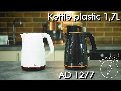 Електрочайник Adler AD 1277 White, видео 1