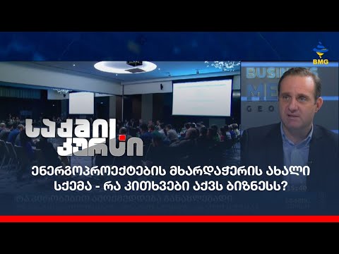 ენერგოპროექტების მხარდაჭერის ახალი სქემა - რა კითხვები აქვს ბიზნესს?