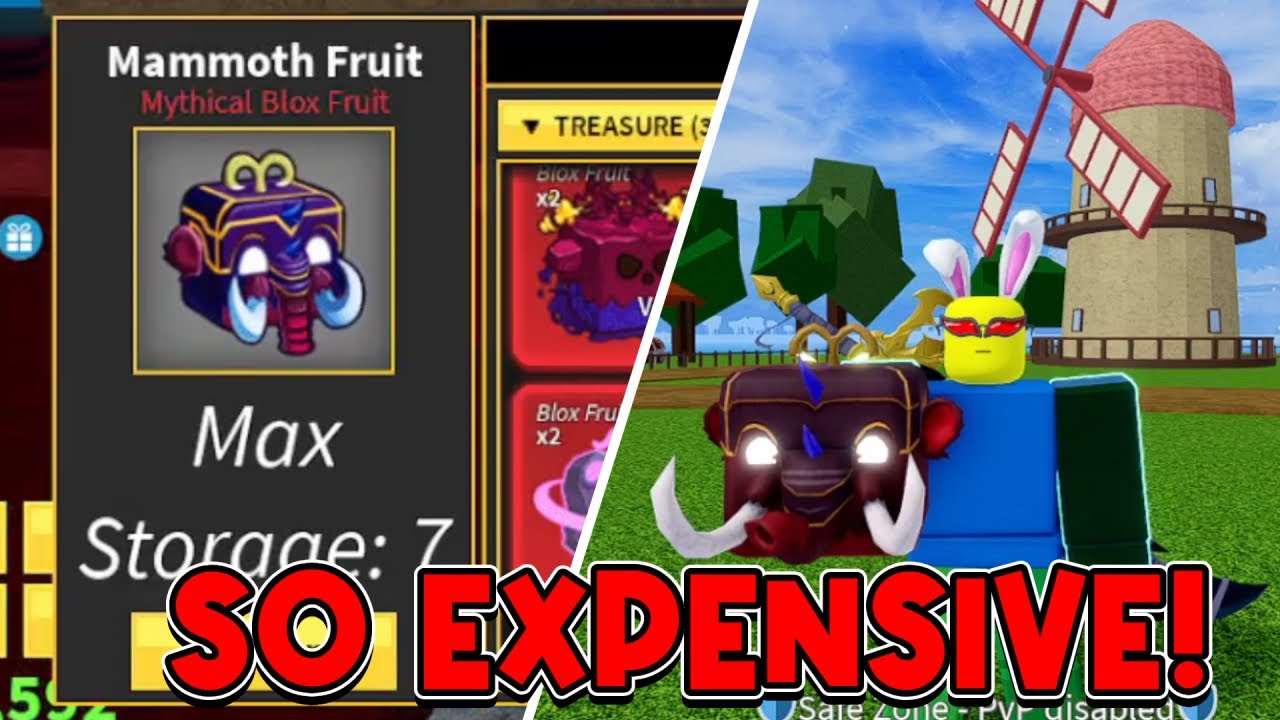 What is the VALUE of the NEW MAMMOTH FRUIT in Blox Fruits Update 20 ...