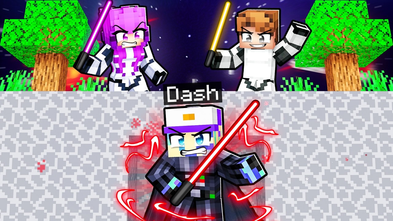 HUNTERS vs STARWARS Speedrunner in Minecraft!