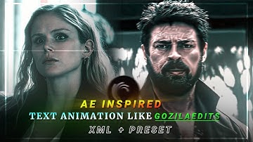 Ae Like "TEXT ANIMATION" on Alight motion (+preset)