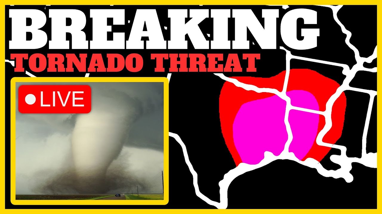🔴BREAKING - Tornado Outbreak Ongoing! LIVE Weather Coverage - YouTube