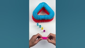 Creating ASMR Relaxing Style POP TUBE Sound #diy#satisfyingvideos #relaxing #oddasmr #poptubesounds
