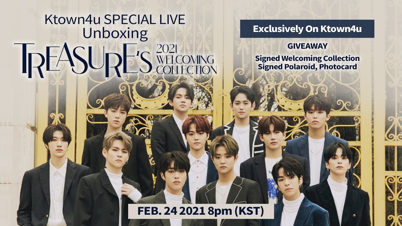 [KTOWN4U Special Live ] TREASURE`S 2021 COLLECTION UNBOXING