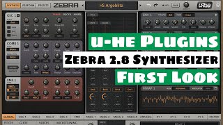 u-he Zebra 2.8 Modular SYNTHESIZER Update  - First Look!