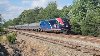 Amtrak 157 passing Lorton, Virginia on 5/26