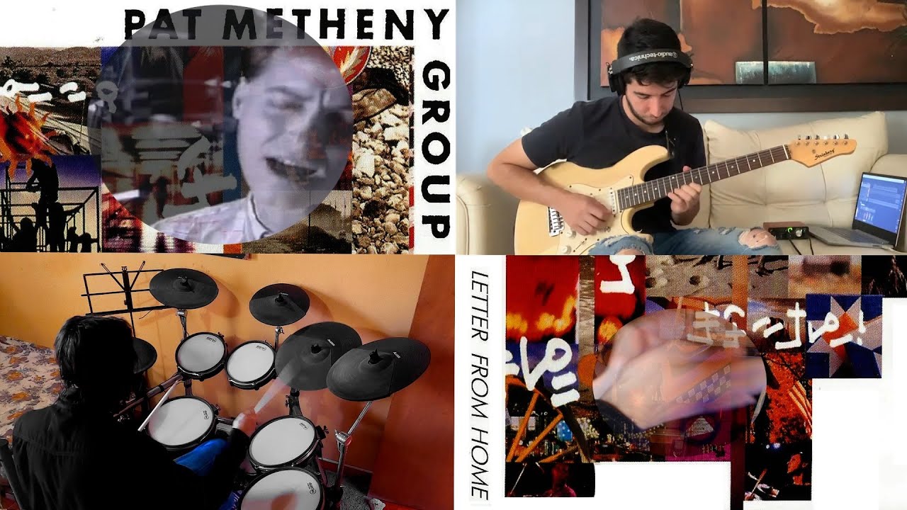 Pat Metheny Group Slip Away (Guitar & Drum Cover, Samba Arrg.) YouTube