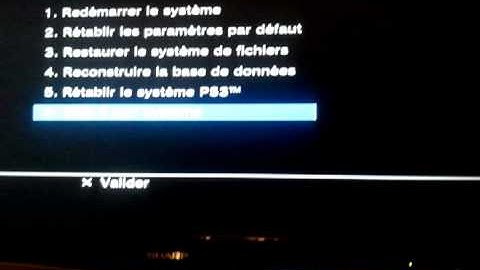 PS3 error  les données sont endommagées 8002f225/8002f2b5