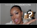 HOLY GRAIL SERIES: TOP 5 FAVORITE FOUNDATIONS, MY GO-TOs | Slim Reshae