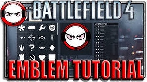 Battlefield 4, tutorial jak si udělat Emblem, Dess, Cz