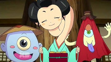 Nate meets the Classic Yo-kai - Yo-kai Watch English dub