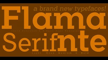 Flamante Serif Fonts from deFharo