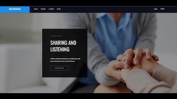 TUGAS UTS DESAIN WEB AC - PEMROGRAMAN WEB II - WEBSITE SHINING