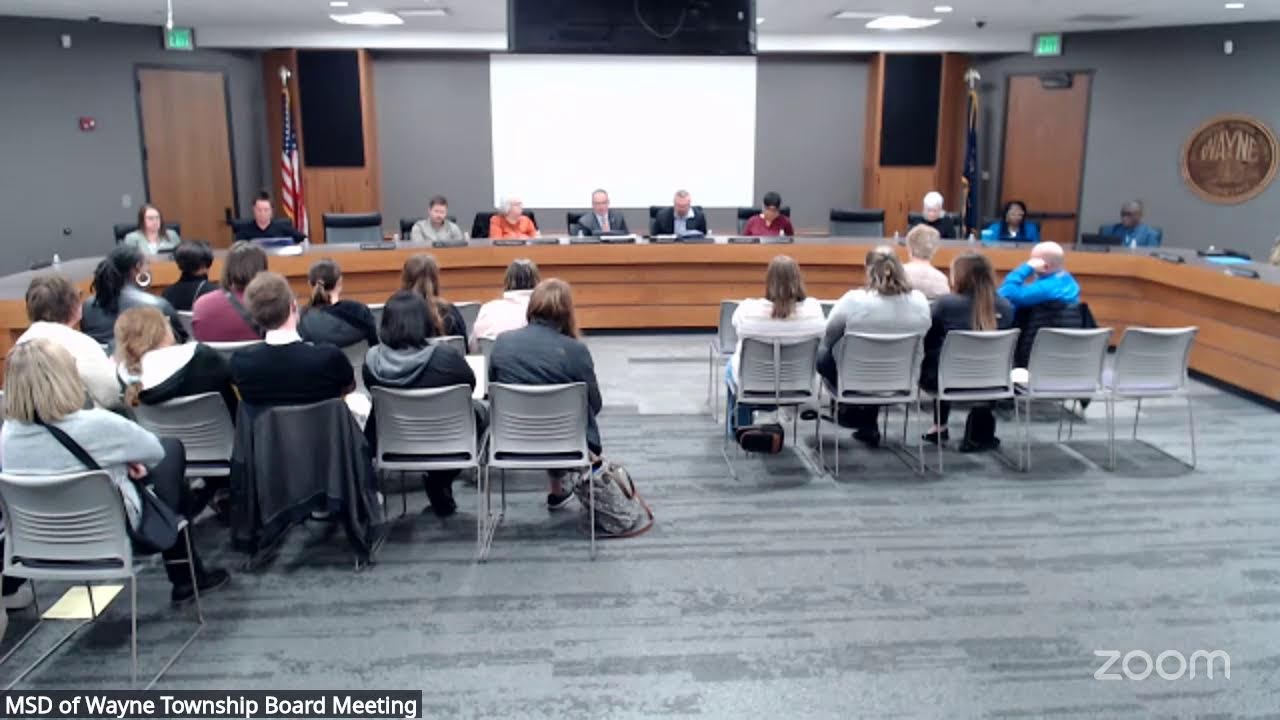 MSD of Wayne Township Board meeting - 2025-11-24