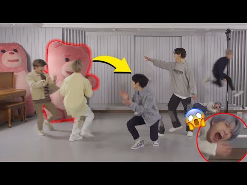 [SUB] [KPOP GROUP PRANK] They  have no Idea the Giant Bear will move. (ft. MIRAE)