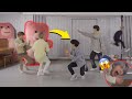 Sub kpop group prank they  have no idea the giant bear will move ft mirae