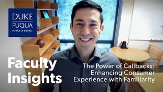 The Power of Callbacks: Enhancing Consumer Experience with Familiarity