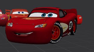 Cars Race-O-Rama 3D Animation Mcqueen Driving
