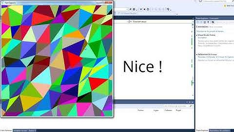 Random Moving Triangles with OpenGL C++ (download)