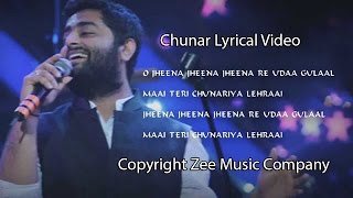 CHUNAR (ABCD 2) FULL SONG WITH LYRICS - ARIJIT SINGH - VARUN DHAWAN \u0026 SHRADDA KAPOOR