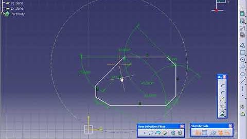 CATIA V5 TUTORIAL_26 Chamfer Sketch