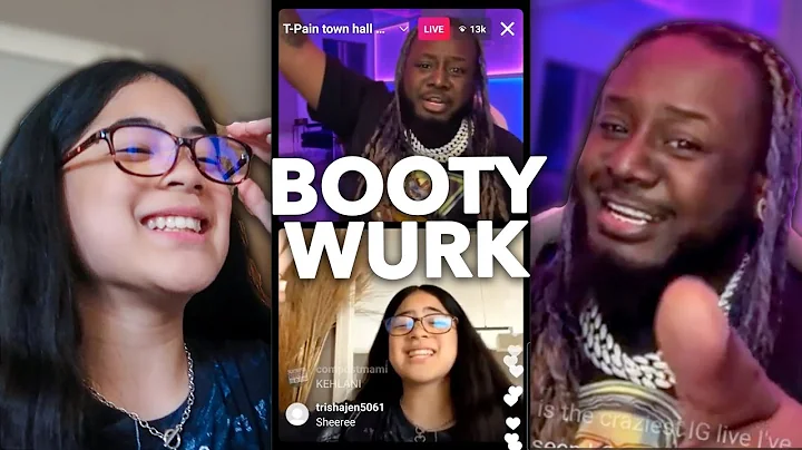 T PAIN CALLED ME!! (Booty Work Dance Trend!!) | Ra...