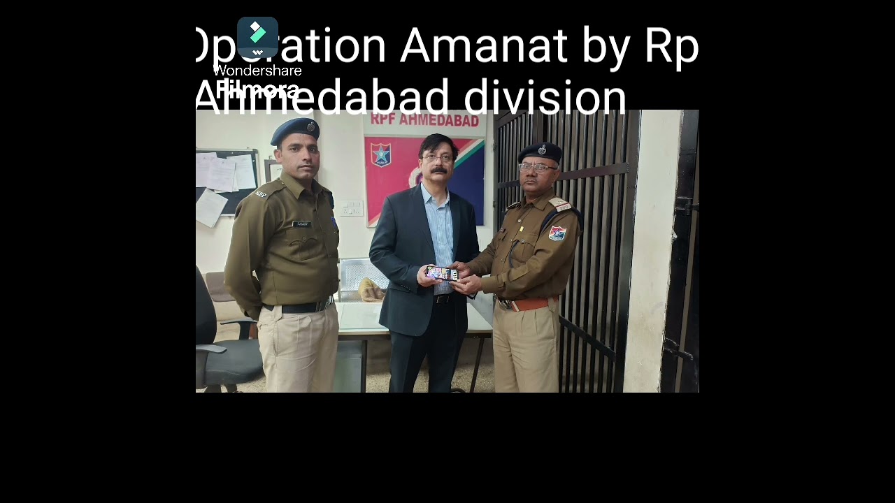 Operation Amanat By RPF Ahmedabad Division.