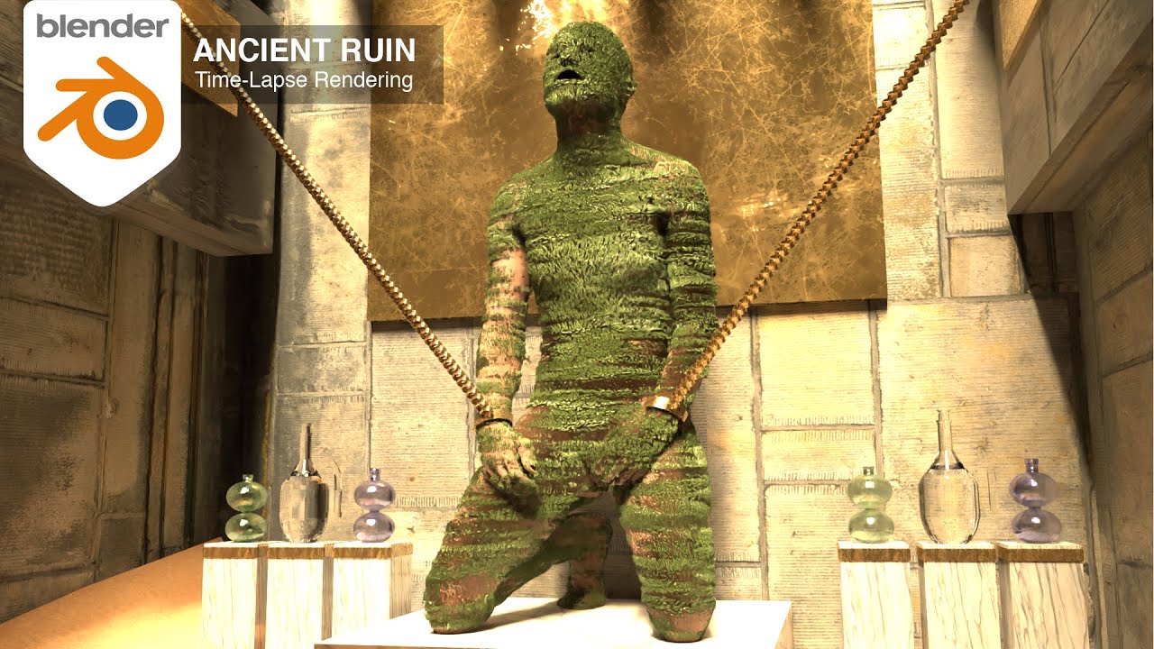 Blender Time-Lapse: Building an Ancient Ruin Environment - YouTube