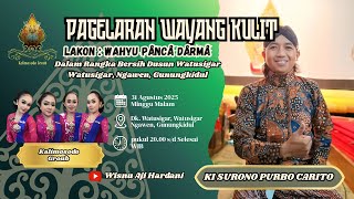 Download Lagu 🔴LIVE// PAGELARAN WAYANG KULIT /DALANG:KI. SURONO PURBO CARITO//LAKON: ''WAHYU PANCA DARMA'' MP3 Download Lagu 🔴LIVE// PAGELARAN WAYANG KULIT /DALANG:KI. SURONO PURBO CARITO//LAKON: ''WAHYU PANCA DARMA'' MP3