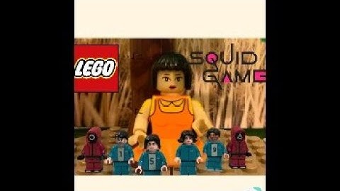 LEGO Squid Game 오징어 게임 Red Light, Green Light 무궁화꽃이 피었습니다