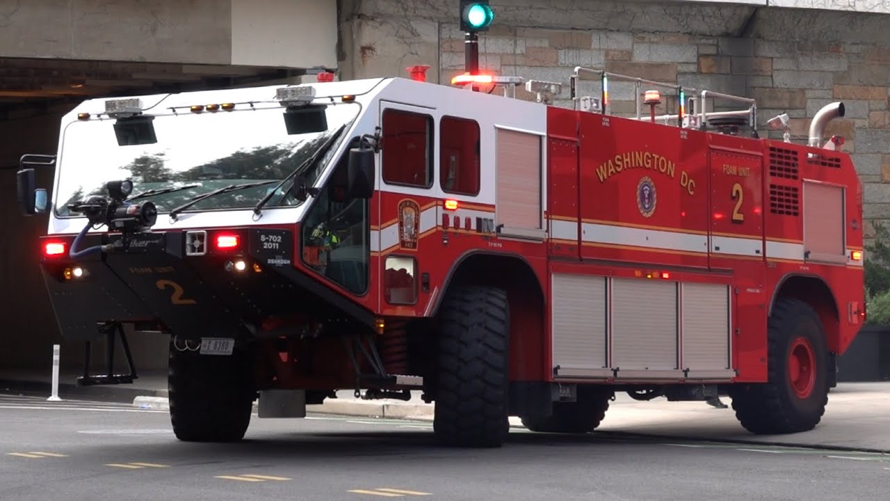 District of Columbia Fire & EMS Foam Unit 1, Foam Unit 2, Twin Agent