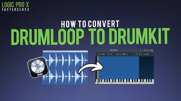 Logic Pro X - Convert Drum Loops To Drum Kits In Multi Sampler