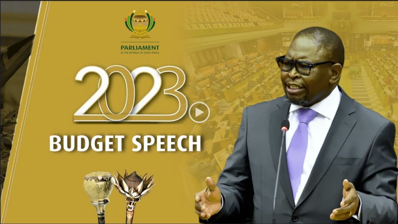 2023 #BudgetSpeech By Minister Of Finance Mr Enoch Godongwana will take ...