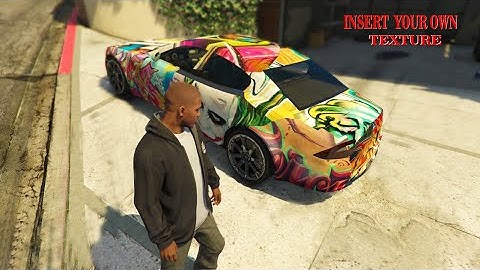 Graffiti & Vehicle Vinyl Editor Mod | Add Own Logo & Texture on Vehicle & Anywhere - GTA V