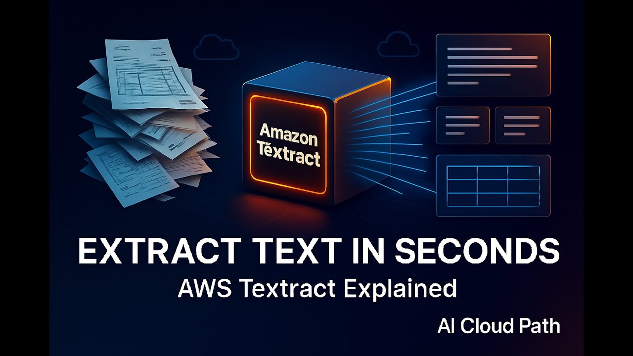 AWS Textract Explained | Extract Text, Forms & Tables with AI (Exam ...