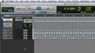 Creating a Drum Editing Matrix in Pro Tools