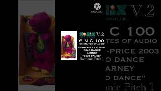 Fisher-Price 2003 Dino Dance Barney Program Data Glitch Direct Audio (Sonix SNC100)
