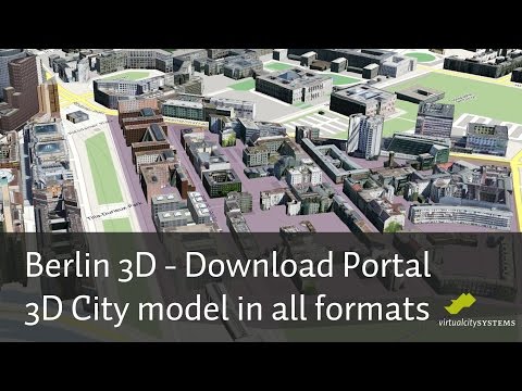 Open Data Berlin 3D - Download Portal | 3D City model in all formats