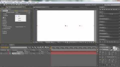 Adobe After Effects CS4 - How to Create 3D Spinning Text