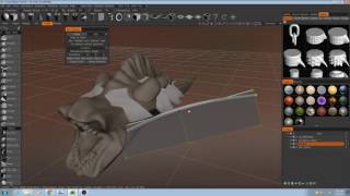 3D-Coat Alien Leech Sculpting Tutorial (Part 07)
