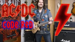 AC/DC Tribute - CODE RED - Rhythm Guitar Cover (with lyrics)