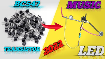 AMAZING} HOW TO MAKE MUSIC REACTIVE LED STRIP (USING) BC547 TRANSISTOR AT HOME 2022