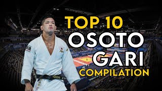 Top 10 Judo Osoto gari Compilation Highlights | 大外刈