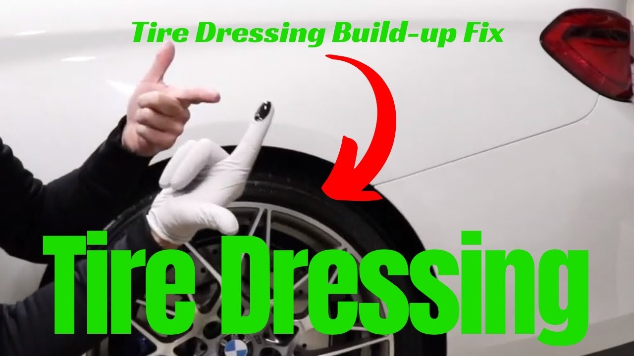 How To Remove Old Tire Shine