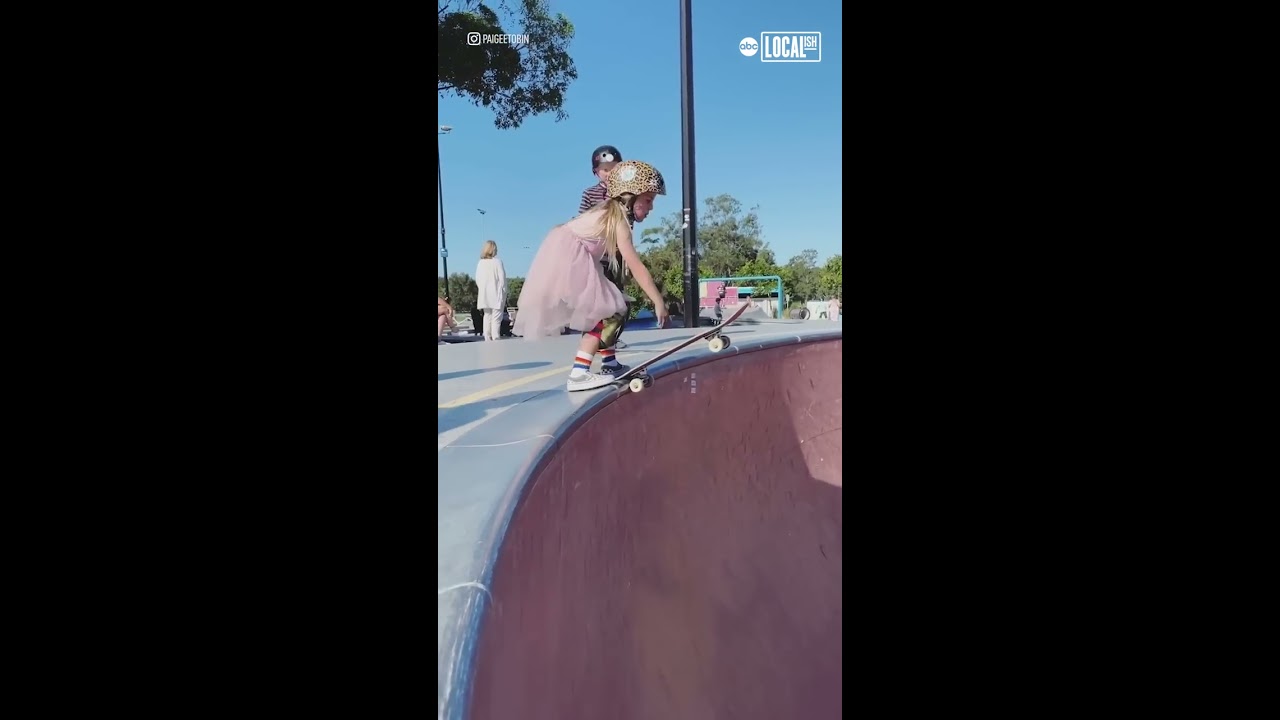 Six year old girl is a skateboarding prodigy