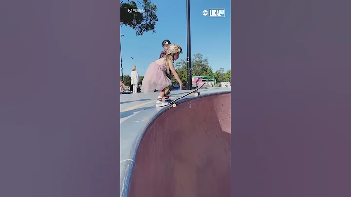 Six-year-old girl is a skateboarding prodigy - DayDayNews