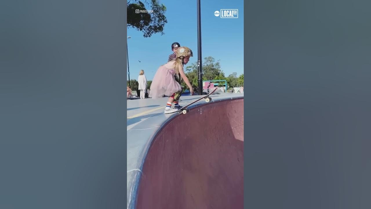 Six-year-old girl is a skateboarding prodigy